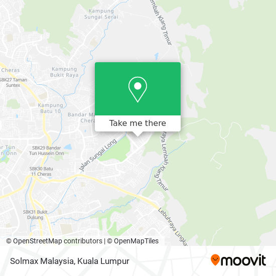 Solmax Malaysia map