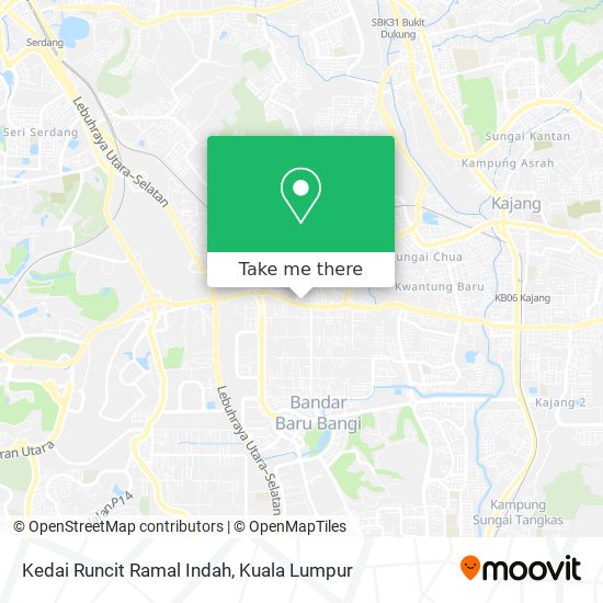 Kedai Runcit Ramal Indah map