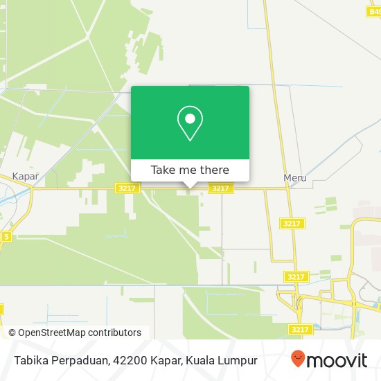 Tabika Perpaduan, 42200 Kapar map