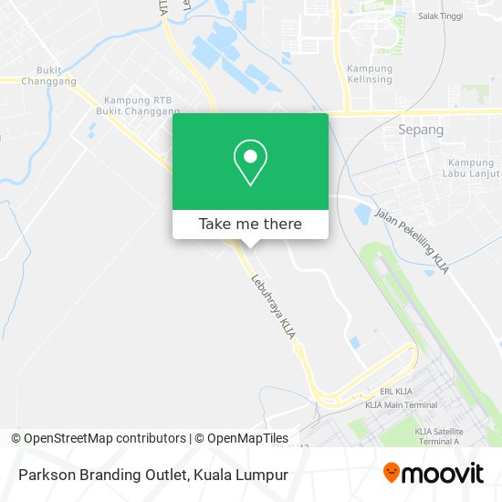 Parkson Branding Outlet map