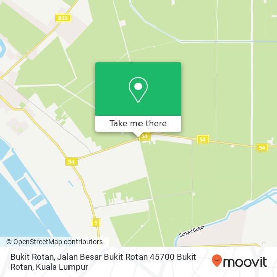 Peta Bukit Rotan, Jalan Besar Bukit Rotan 45700 Bukit Rotan