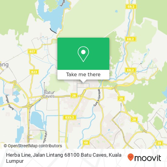 Herba Line, Jalan Lintang 68100 Batu Caves map
