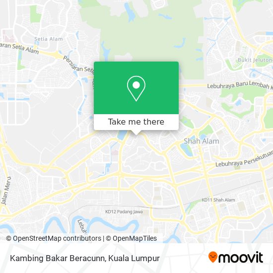 Kambing Bakar Beracunn map