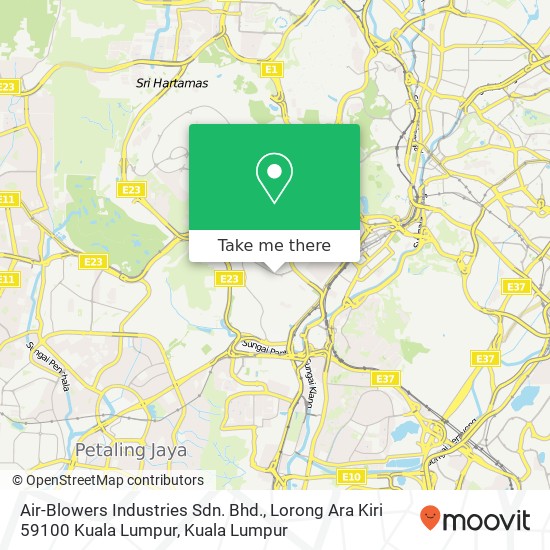 Air-Blowers Industries Sdn. Bhd., Lorong Ara Kiri 59100 Kuala Lumpur map