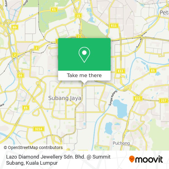 Lazo Diamond Jewellery Sdn. Bhd. @ Summit Subang map