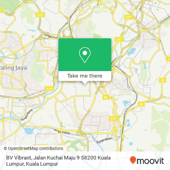 BV Vibrant, Jalan Kuchai Maju 9 58200 Kuala Lumpur map