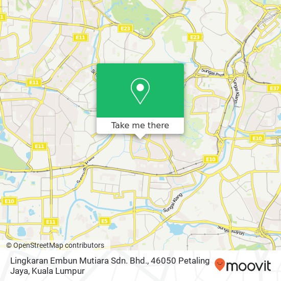 Peta Lingkaran Embun Mutiara Sdn. Bhd., 46050 Petaling Jaya
