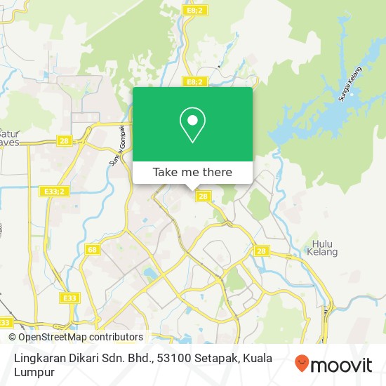 Lingkaran Dikari Sdn. Bhd., 53100 Setapak map