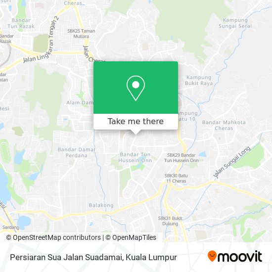 Persiaran Sua Jalan Suadamai map