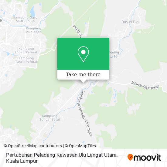 Pertubuhan Peladang Kawasan Ulu Langat Utara map