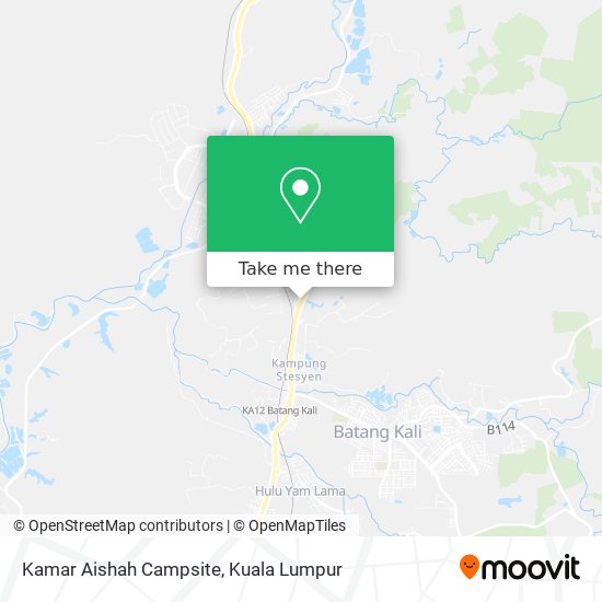 Kamar Aishah Campsite map
