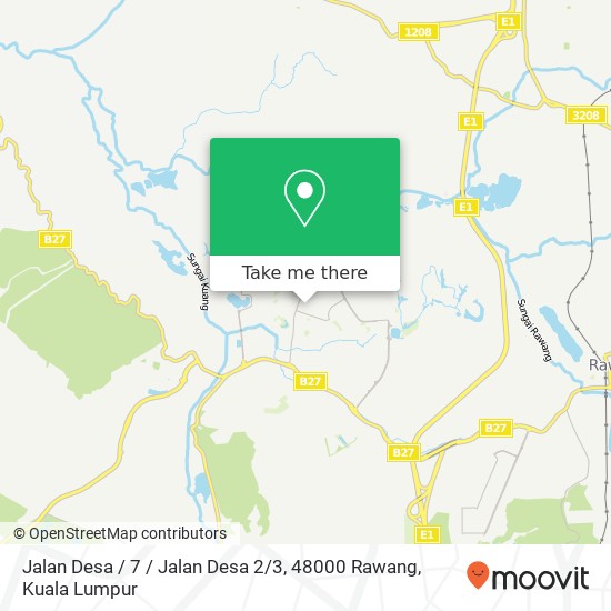 Peta Jalan Desa / 7 / Jalan Desa 2 / 3, 48000 Rawang