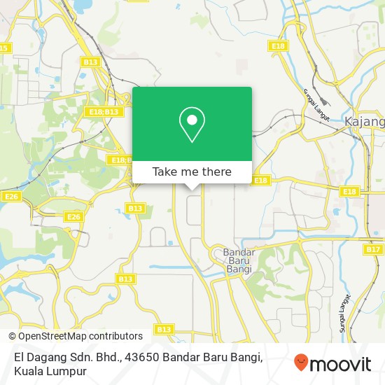 El Dagang Sdn. Bhd., 43650 Bandar Baru Bangi map