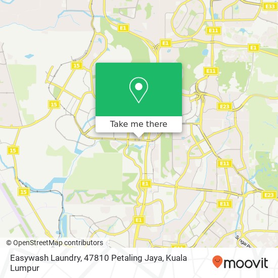 Peta Easywash Laundry, 47810 Petaling Jaya