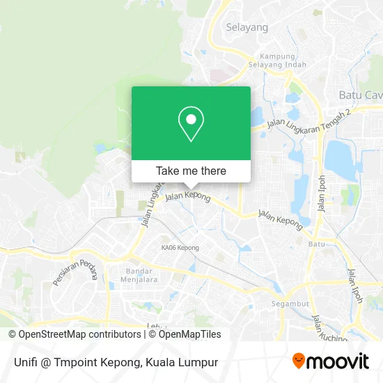 Unifi @ Tmpoint Kepong map