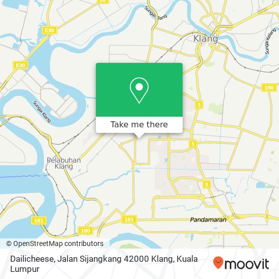 Dailicheese, Jalan Sijangkang 42000 Klang map