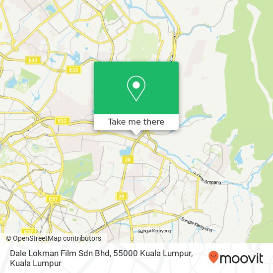 Peta Dale Lokman Film Sdn Bhd, 55000 Kuala Lumpur