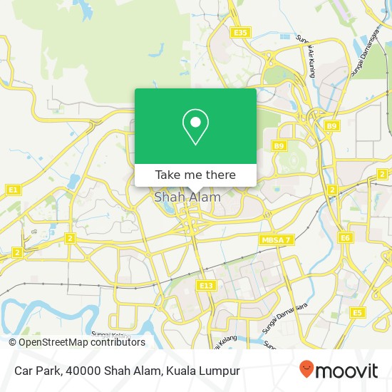 Car Park, 40000 Shah Alam map