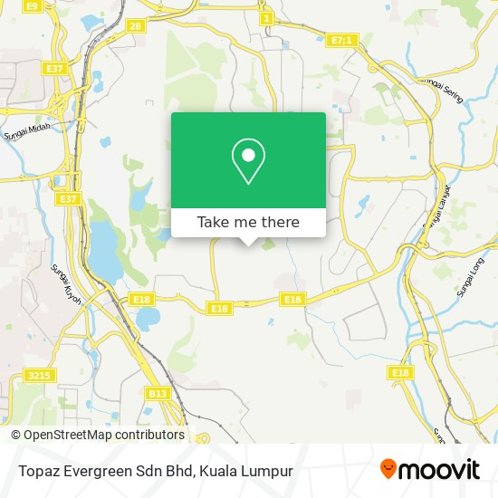 Topaz Evergreen Sdn Bhd map