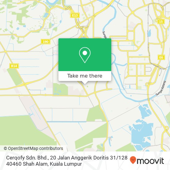 Cerqofy Sdn. Bhd., 20 Jalan Anggerik Doritis 31 / 128 40460 Shah Alam map
