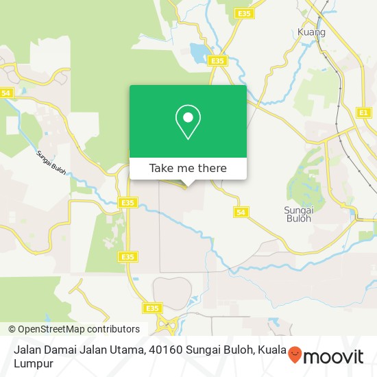 Jalan Damai Jalan Utama, 40160 Sungai Buloh map