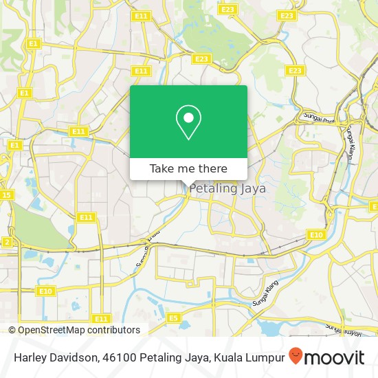 Harley Davidson, 46100 Petaling Jaya map