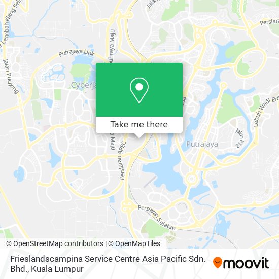 Frieslandscampina Service Centre Asia Pacific Sdn. Bhd. map