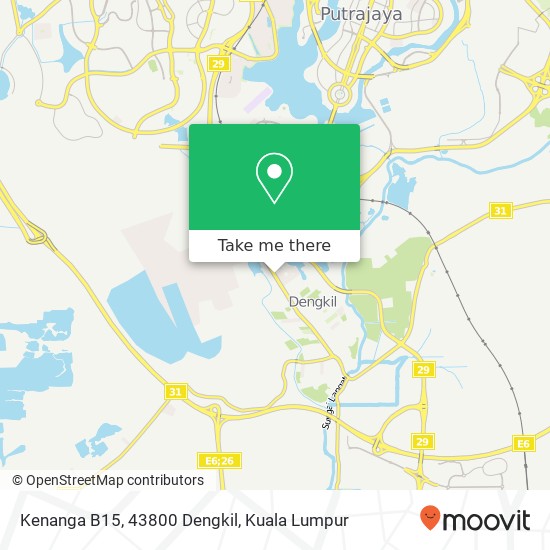 Kenanga B15, 43800 Dengkil map