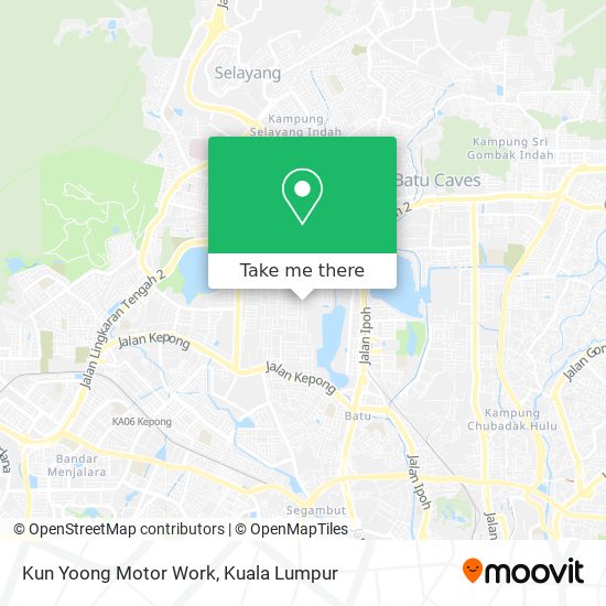 Kun Yoong Motor Work map
