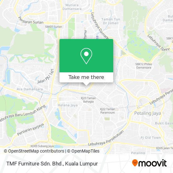 TMF Furniture Sdn. Bhd. map