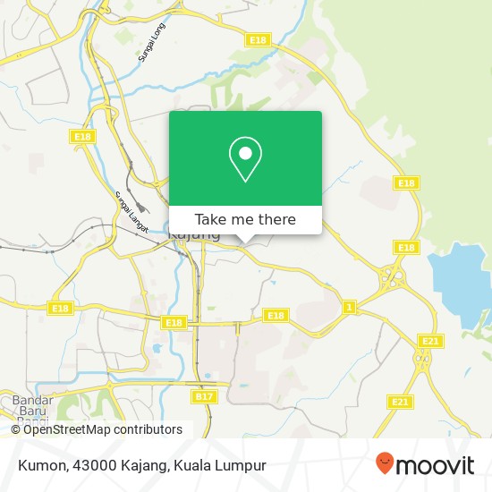 Kumon, 43000 Kajang map