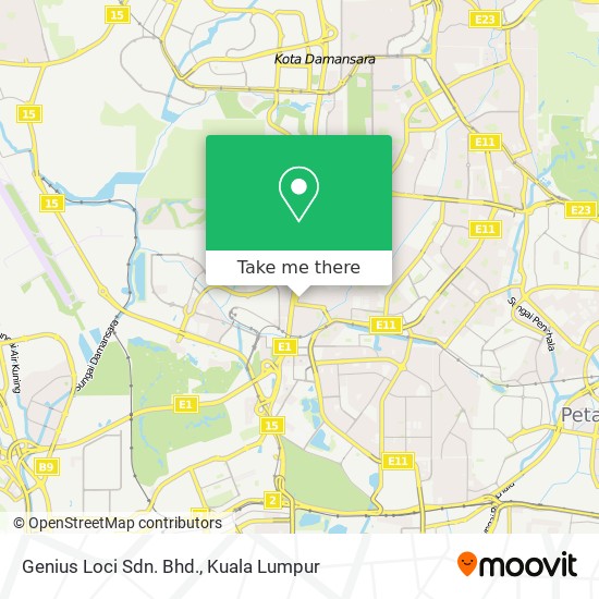 Genius Loci Sdn. Bhd. map