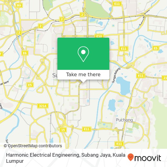 Harmonic Electrical Engineering, Subang Jaya map