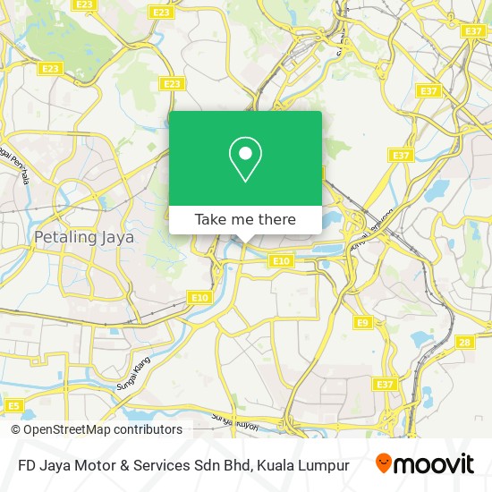 FD Jaya Motor & Services Sdn Bhd map