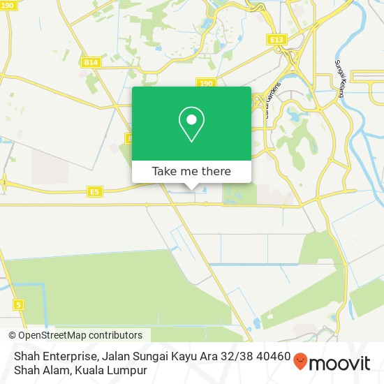 Shah Enterprise, Jalan Sungai Kayu Ara 32 / 38 40460 Shah Alam map