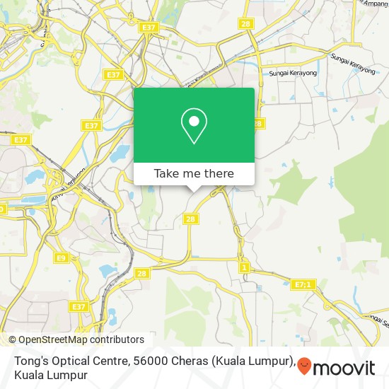 Peta Tong's Optical Centre, 56000 Cheras (Kuala Lumpur)