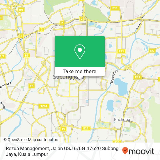 Rezua Management, Jalan USJ 6 / 6G 47620 Subang Jaya map