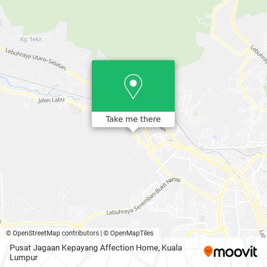 Peta Pusat Jagaan Kepayang Affection Home