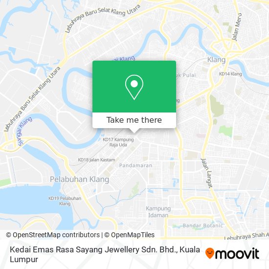 Peta Kedai Emas Rasa Sayang Jewellery Sdn. Bhd.