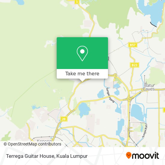 Terrega Guitar House map