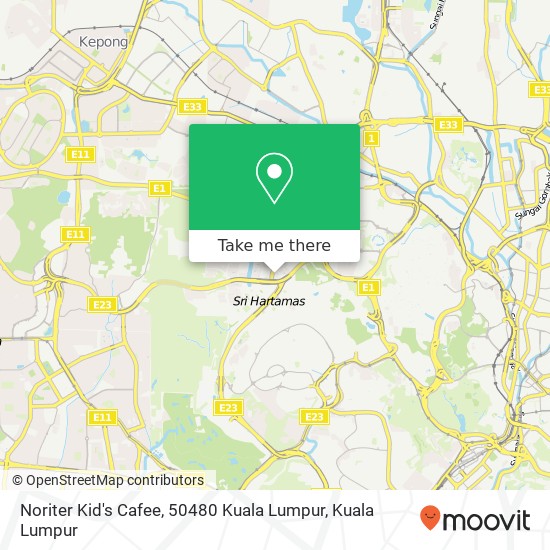 Noriter Kid's Cafee, 50480 Kuala Lumpur map