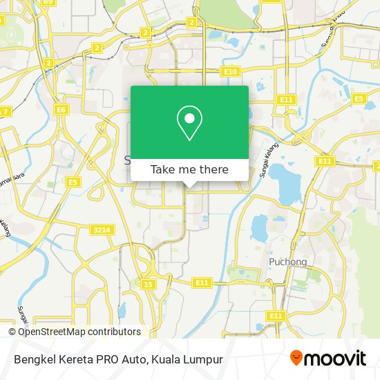 Bengkel Kereta PRO Auto map