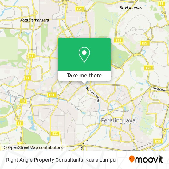 Right Angle Property Consultants map