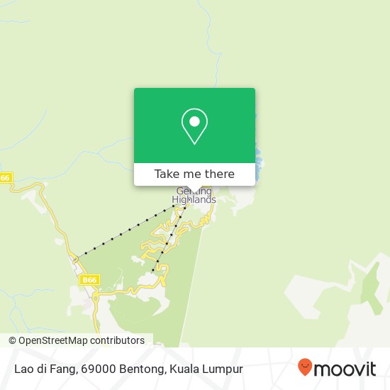 Lao di Fang, 69000 Bentong map