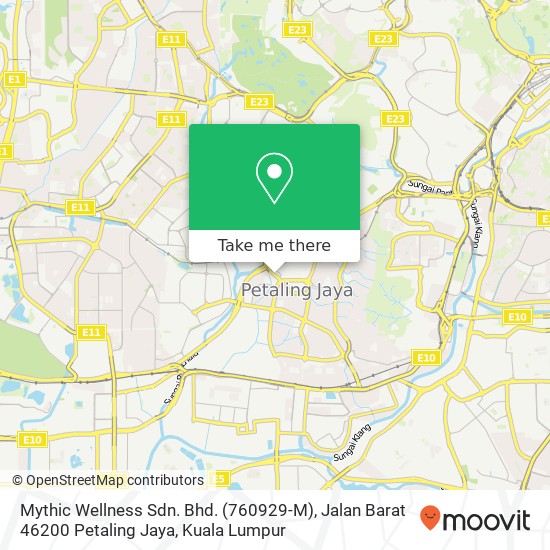 Peta Mythic Wellness Sdn. Bhd. (760929-M), Jalan Barat 46200 Petaling Jaya