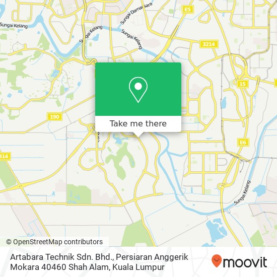 Artabara Technik Sdn. Bhd., Persiaran Anggerik Mokara 40460 Shah Alam map