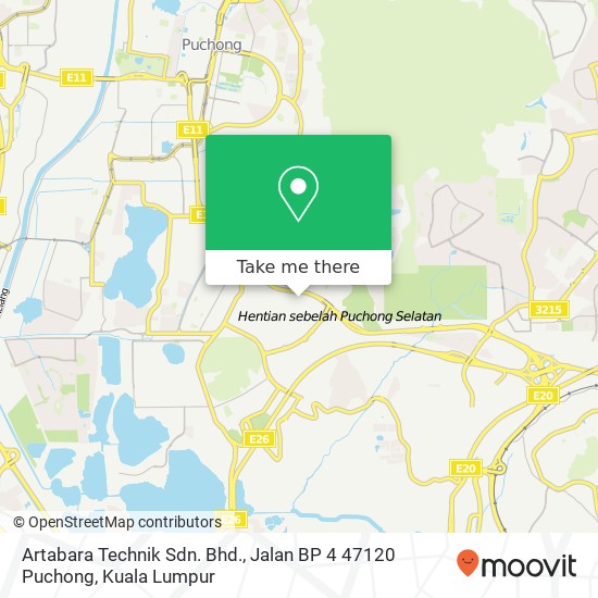 Peta Artabara Technik Sdn. Bhd., Jalan BP 4 47120 Puchong