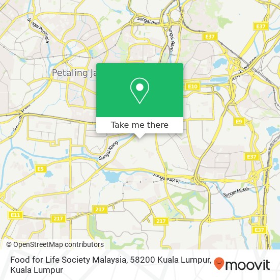 Food for Life Society Malaysia, 58200 Kuala Lumpur map