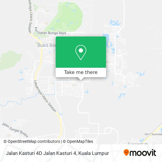 Jalan Kasturi 4D Jalan Kasturi 4 map