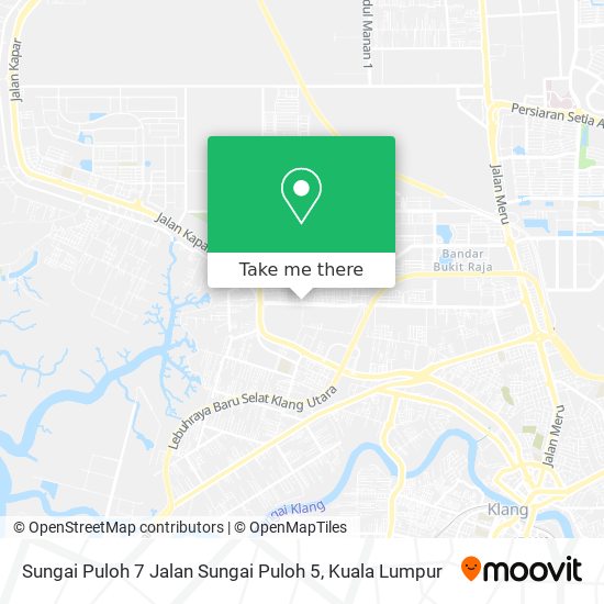 Peta Sungai Puloh 7 Jalan Sungai Puloh 5